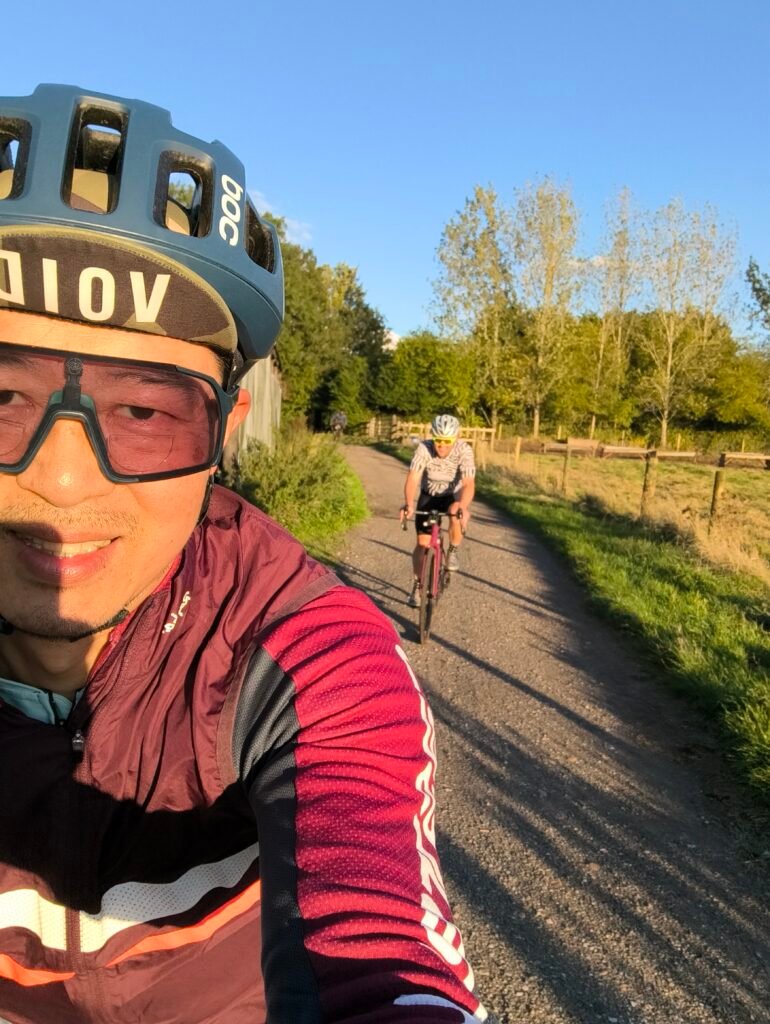 Selfie during a ride